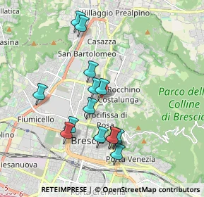 Mappa Via Bartolomeo Gualla, 25128 Brescia BS, Italia (1.77071)