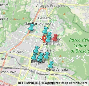 Mappa Via Bartolomeo Gualla, 25128 Brescia BS, Italia (1.38)