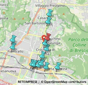 Mappa Via Bartolomeo Gualla, 25128 Brescia BS, Italia (2.04867)
