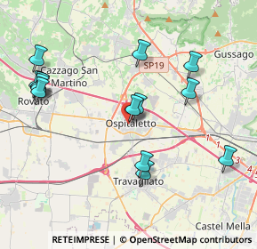 Mappa Via Famiglia Serlini, 25035 Ospitaletto BS, Italia (4.35429)