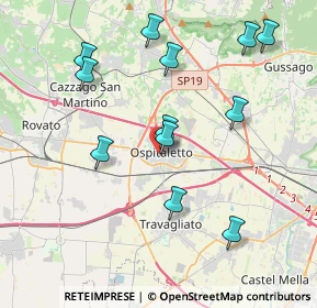 Mappa Via Famiglia Serlini, 25035 Ospitaletto BS, Italia (4.05333)