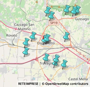 Mappa Via Famiglia Serlini, 25035 Ospitaletto BS, Italia (3.98667)