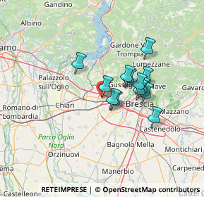 Mappa Via Famiglia Serlini, 25035 Ospitaletto BS, Italia (9.79154)