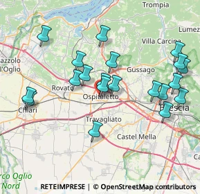 Mappa Via Famiglia Serlini, 25035 Ospitaletto BS, Italia (7.879)