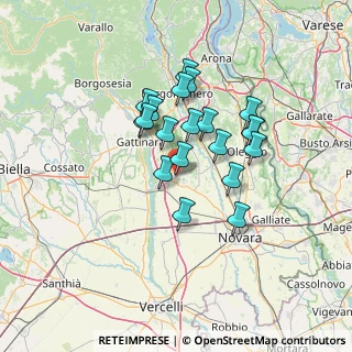 Mappa Via C. Battisti, 28073 Fara Novarese NO, Italia (10.834)