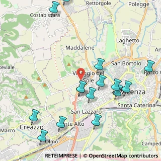 Mappa Strada Biron di Sotto, 36100 Vicenza VI, Italia (2.41133)