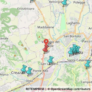 Mappa Strada Biron di Sotto, 36100 Vicenza VI, Italia (2.94818)