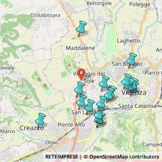 Mappa Strada Biron di Sotto, 36100 Vicenza VI, Italia (2.19882)