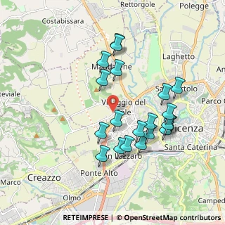Mappa Strada Biron di Sotto, 36100 Vicenza VI, Italia (1.77)