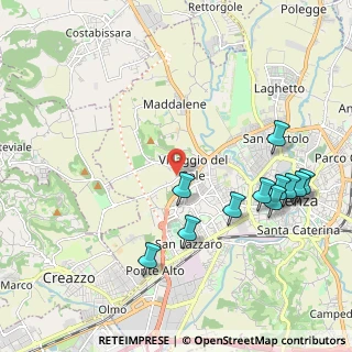 Mappa Strada Biron di Sotto, 36100 Vicenza VI, Italia (2.29)