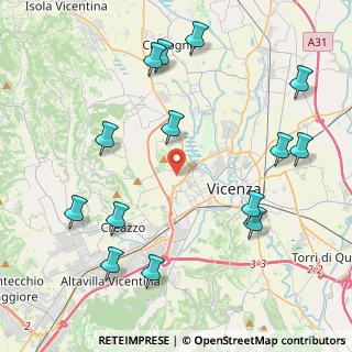 Mappa Strada Biron di Sotto, 36100 Vicenza VI, Italia (4.98071)