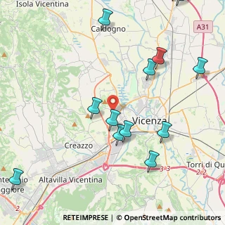 Mappa Strada Biron di Sotto, 36100 Vicenza VI, Italia (5.22231)