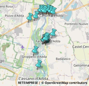 Mappa Via Giuseppe Mazzini, 24045 Fara Gera d'Adda BG, Italia (1.4805)