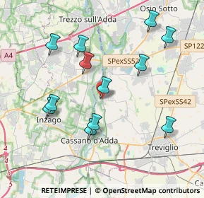 Mappa Via Giuseppe Mazzini, 24045 Fara Gera d'Adda BG, Italia (3.94333)