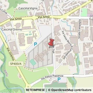 Mappa Viale dei Tigli, 14, 13900 Biella, Biella (Piemonte)