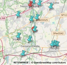 Mappa Via Roma, 24045 Fara Gera d'Adda BG, Italia (4.62857)