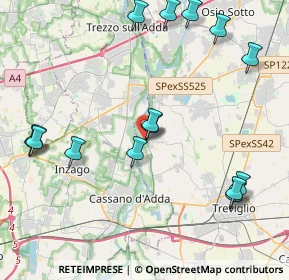 Mappa Via Roma, 24045 Fara Gera d'Adda BG, Italia (4.892)