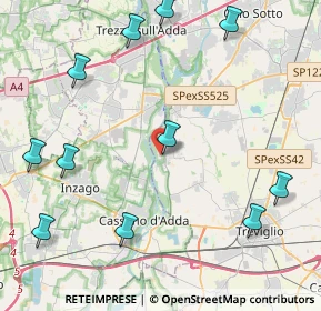 Mappa Via Roma, 24045 Fara Gera d'Adda BG, Italia (5.34455)
