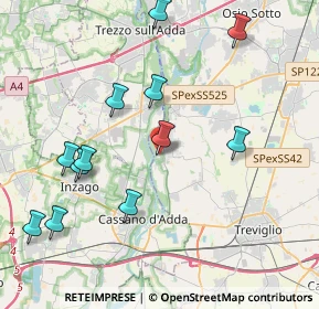 Mappa Via Roma, 24045 Fara Gera d'Adda BG, Italia (4.37917)