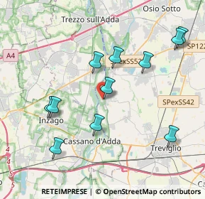 Mappa Via Roma, 24045 Fara Gera d'Adda BG, Italia (4.08727)