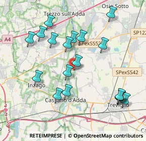 Mappa Via Roma, 24045 Fara Gera d'Adda BG, Italia (4.07667)