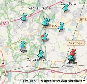 Mappa Via Roma, 24045 Fara Gera d'Adda BG, Italia (4.39667)
