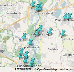 Mappa Via Roma, 24045 Fara Gera d'Adda BG, Italia (2.471)