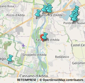 Mappa Via Roma, 24045 Fara Gera d'Adda BG, Italia (2.76545)