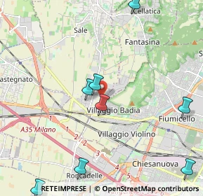 Mappa Via Torricelli Evangelista, 25064 Gussago BS, Italia (3.22833)