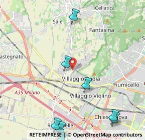 Mappa Via Torricelli Evangelista, 25064 Gussago BS, Italia (3.29364)