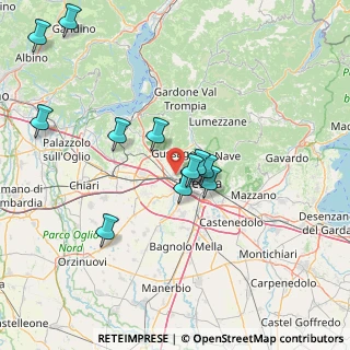 Mappa Via Torricelli Evangelista, 25064 Gussago BS, Italia (14.96909)