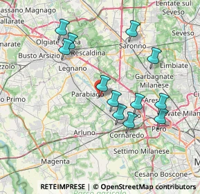 Mappa Via Enrico Rondanini, 20014 Nerviano MI, Italia (7.18)