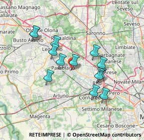 Mappa Via Enrico Rondanini, 20014 Nerviano MI, Italia (6.29385)