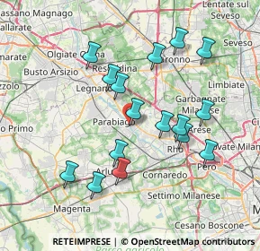 Mappa Via Enrico Rondanini, 20014 Nerviano MI, Italia (7.08125)