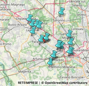 Mappa Via Enrico Rondanini, 20014 Nerviano MI, Italia (6.22316)