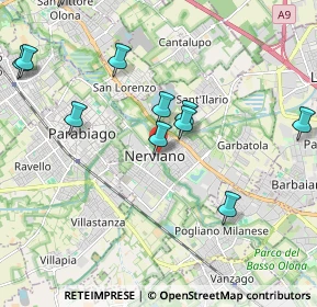 Mappa Via Enrico Rondanini, 20014 Nerviano MI, Italia (2.19727)
