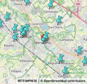 Mappa Via Enrico Rondanini, 20014 Nerviano MI, Italia (2.54235)