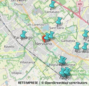 Mappa Via Enrico Rondanini, 20014 Nerviano MI, Italia (2.66267)