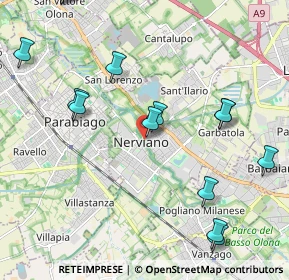 Mappa Via Enrico Rondanini, 20014 Nerviano MI, Italia (2.62267)