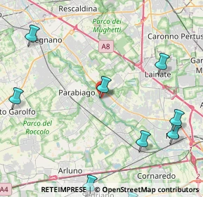 Mappa Via Enrico Rondanini, 20014 Nerviano MI, Italia (6.6475)