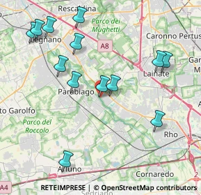 Mappa Via Enrico Rondanini, 20014 Nerviano MI, Italia (4.38615)