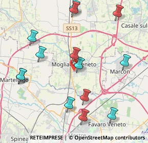 Mappa Via S. Marco, 31021 Mogliano Veneto TV, Italia (4.70857)