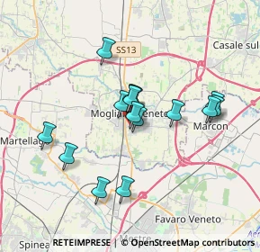 Mappa Via S. Marco, 31021 Mogliano Veneto TV, Italia (2.956)