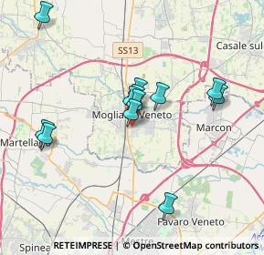 Mappa Via S. Marco, 31021 Mogliano Veneto TV, Italia (3.305)