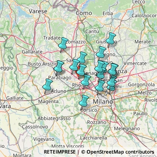 Mappa S. C. Per Passirana, 20020 Arese MI, Italia (10.64474)