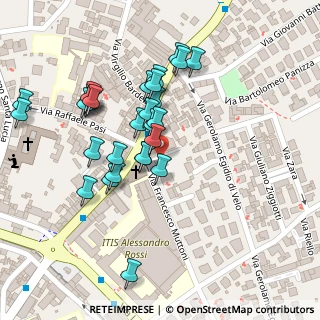 Mappa Via Francesco Muttoni, 36100 Vicenza VI, Italia (0.09286)
