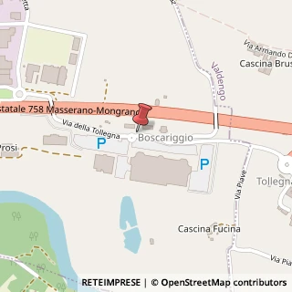 Mappa Via della Tollegna, 23, 13856 Vigliano Biellese, Biella (Piemonte)