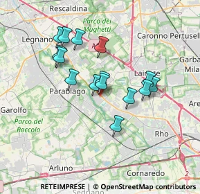 Mappa Via Martiri delle Foibe, 20014 Nerviano MI, Italia (2.98333)