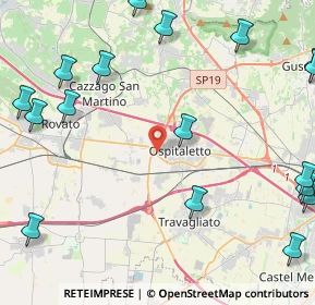 Mappa SS11, 25035 Ospitaletto BS, Italia (6.693)