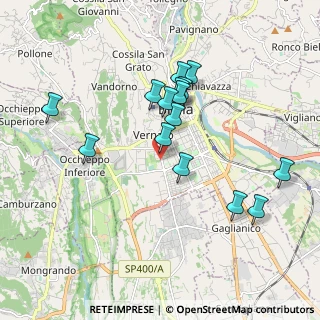 Mappa Via Fratelli Rosselli, 13900 Biella BI, Italia (1.74267)